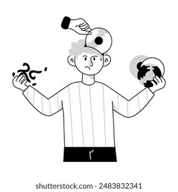 Mini Ilustraciones de moda de Amnesia Doodle