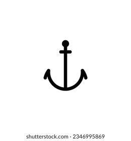 Trendy Anchor Icon: Nautical Symbol for Your Creative Projects