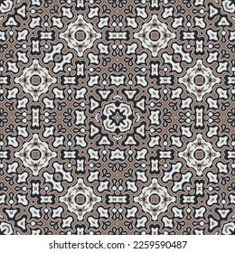 Trendy arabic motifs seamless pattern graphic design. Organic abstract ornament. Decorative endless pattern. Sacred design. Interior decor print.