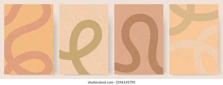 Trendy art background vector.
Canvas art for wallpaper, wall arts, prints, fabric, pattern and packaging. Vector aesthetic modern illustration of lines.