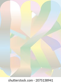 trendy art new design poster pastel gradient multicolored light colors blur