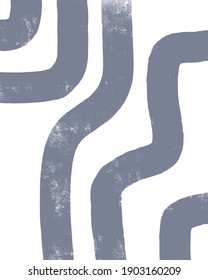 Trendy background with abstract organic shapes. Matisse inspired shape in neutral color. Modern vector illustration perfect for prints, wall art, fabric, wrapping texture, textile, wallpaper, apparel.