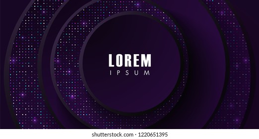 Trendy background with colored sparkles. Modern design.Universal vector background for poster, banners, flyers, card.