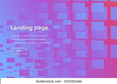 Trendy background with colorful cubes. Vector illustration