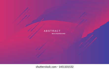 Trendy background with deep gradients and vibrant colors. Futuristic geometric fluid vector design. 