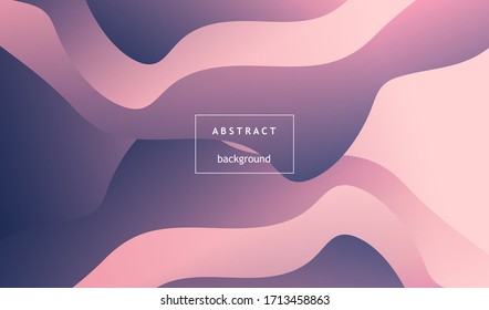 Trendy background with deep gradients and vibrant colors. Futuristic geometric fluid vector design. 