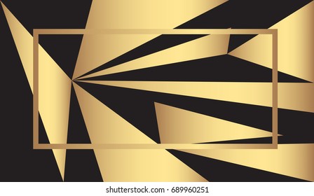Trendy background with gold texture.