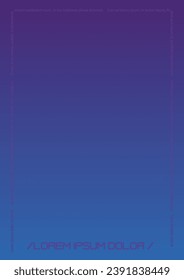 Trendy Background with Gradient Mesh Holographic Shapes. Vector Template Design for your Business. Minimal Print Set for Your Identity Style. 
