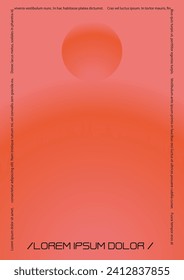 Trendy Background with Gradient Mesh Holographic Shapes. Vector Cover Design for your Business. Minimal Colourful Print Set for Your Identity Style. 