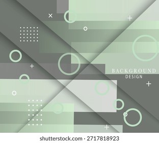 Fondo de moda con forma de rayas geométricas superpuestas