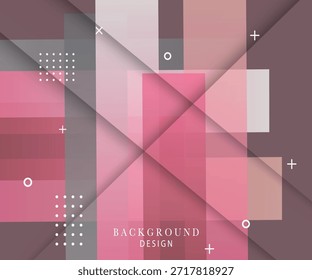 Fondo de moda con forma de rayas geométricas superpuestas