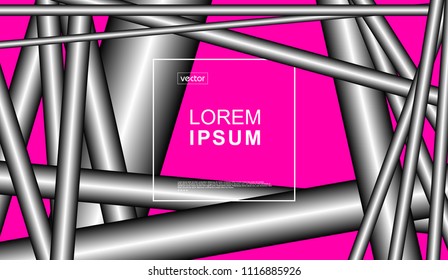 Trendy background for placard, poster, magazine, brochure, flyer or banner design.
Minimal geometric abstract graphic bauhaus geometric elements and shapes. 
Vector eps10 illustration
