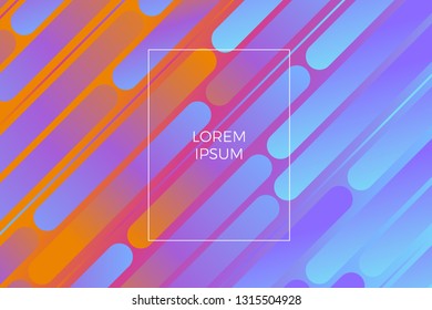 Trendy background with shapes. Colorful pattern, vector EPS 10