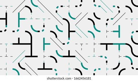Trendy background with simple shapes. Colorful geometric pattern in eco friendly color palette. Great for a poster design, fabric print, wallpaper, wrapping paper.