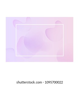 Trendy background template with vibrant gradient purple blue violet colors and abstract shapes flow. Vector modern poster, banner, presentation layout, minimal style corporate identity backdrop.