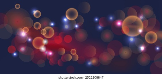 Trendy banner decorated with gold glitter to create a festive glow, perfect for parties, holidays, birthdays and invitations, background. Vector