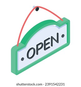 Trendy Barber Accessories Isometric Icon