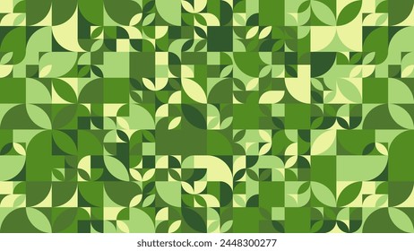 Trendy bauhaus style pattern with geometric shapes, geometric graphics.  Abstract retro style geometric pattern, seamless pattern for wrapping, wrapping paper, poster, wallpaper, web design