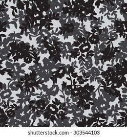 Trendy beautiful  floral seamless pattern.
Vector background.