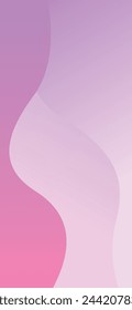 Trendy and beautiful mobile phone wallpapers using, gradients and abstract waves.