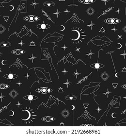  Patrón negro a la moda sin fisuras con el arte de la línea, gran diseño para cualquier propósito.