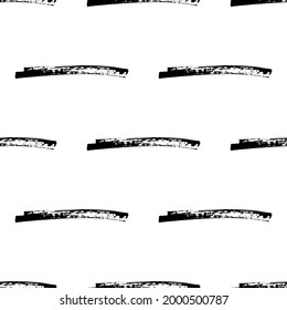 Diseño gráfico moderno en blanco y negro con trazos y manchas. Estilo escandinavo minimalista. Fondo abstracto vectorial con líneas pintadas a mano. Diseño para envolver papel, impresiones, tejidos