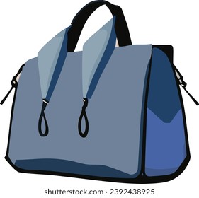 Trendblaue Aktentasche für die Arbeit