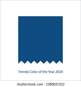 Trendy blue color patch scheme for season of 2020