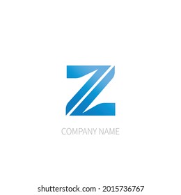 trendy blue gradient creative vector design