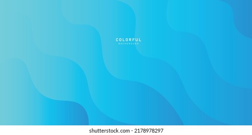 Trendy blue wavy abstract background for Presentation design, blue background use for web, business, corporate, institution, poster, template, party, festive, seminar, eps10 vector, illustration