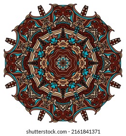Trendy boho geometric ethnic seamless pattern for fabric. Bohemian nomadic style doodle handdrawn arts.