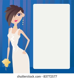 Trendy Bride - Invitation/Announcement