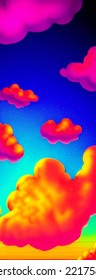 Color líquido de nube brillante de moda, gran diseño para cualquier propósito. Resumen del fondo de la naturaleza. Fondo colorido. Textura de moda. Bonito entorno natural. Elemento de ilustración del vector.