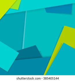 Trendy Bright Colorful Background in Material Design Style, Background Digital Design,  Vector Illustration