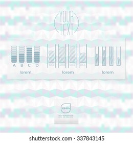 Trendy Bright Eps10 Vector Infographics Page for Your Design
