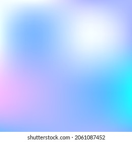 Trendy Bright Pastel Watercolor Lavender Gradient Mesh. Cold Liquid Color Pink Turquoise Blurry Wallpaper. Indigo Violet Dark Vibrant Gradient Background. Blue Light White Purple Design Picture.