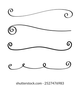 Pincelada de moda para pintura de tinta negra, pinceladas de tinta. Vector