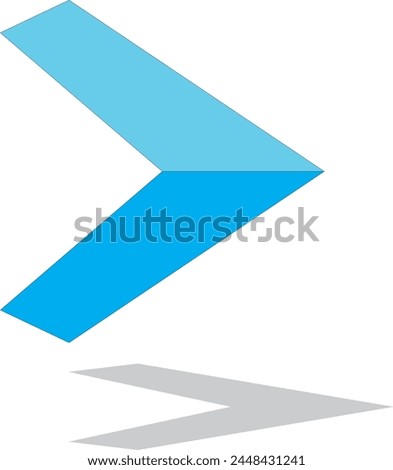 Trendy bullet arrow, arrow head icon vector illustration logo template for many purpose