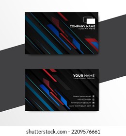 Trendy Business Card Design template. Elegant Business Card Vector