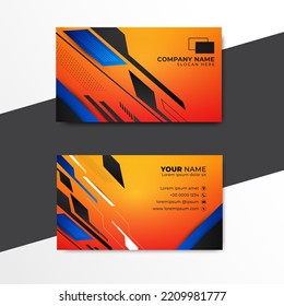 Trendy Business Card Design template. Elegant Business Card Vector