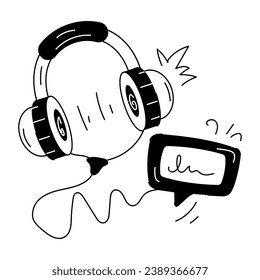 Trendy Business and Media Mini Doodle