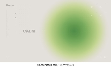 Trendy calm background with soft circle gradient.