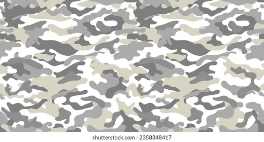 Trendy camouflage military pattern. Vector camouflage pattern for trendy clothing design.