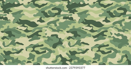 Trendy camouflage military pattern. Vector camouflage pattern for trendy clothing design.