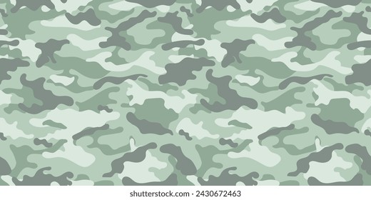 Trendy camouflage military pattern. Vector camouflage pattern for clothing design. 