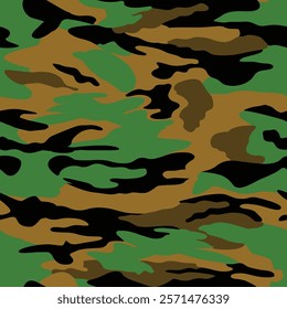 Trendy camouflage military pattern. Vector camouflage pattern, hunter camouflage, duck hunting camo