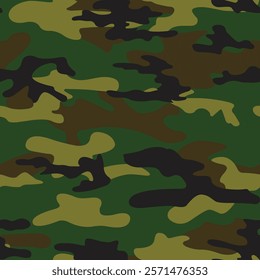 Trendy camouflage military pattern. Vector camouflage pattern, hunter camouflage, duck hunting camo