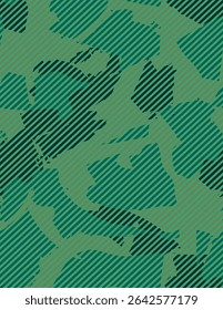 Trendy camouflage military pattern. Vector camouflage pattern for clothing design.