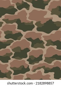 Trendy camouflage vector seamless texture, modern new design on textile.