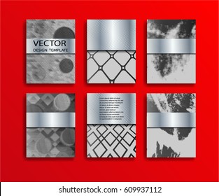 Trendy cards design . Halftone Dotted Grunge style . Geometric pattern . Motion wallpaper element.For paper art , brochure , poster, booklet, visit card, flyer or banner. Abstract Vector Illustration.